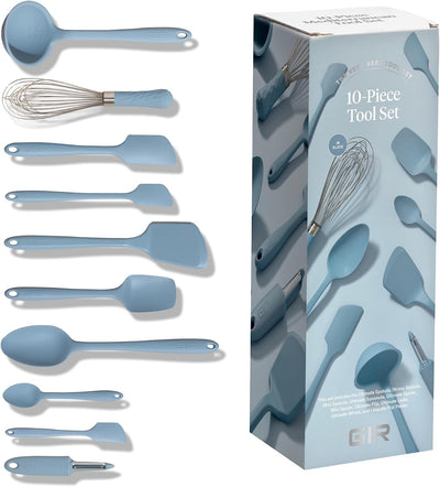 Juego espátulas silicona cocina resistente calor 425°F lavavajillas