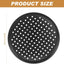 Bandeja pizza antiadherente acero carbono 12pulg
