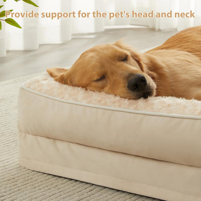 Cama ortopédica perro grande con funda lavable