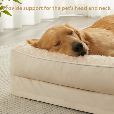 Cama ortopédica perro grande con funda lavable