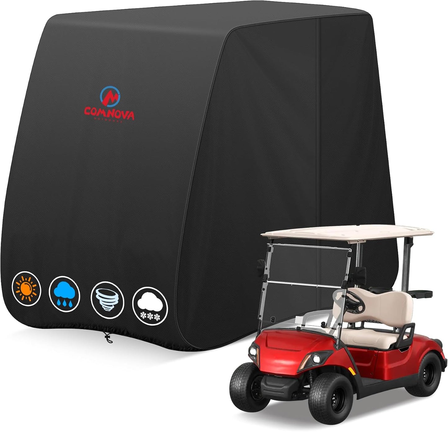 Funda carrito golf 2 pasajeros 600d impermeable con