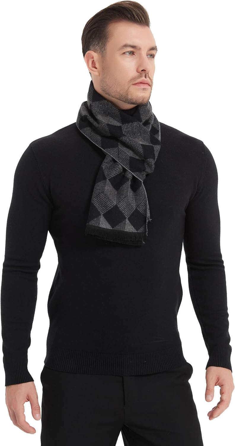 Bufanda invierno para hombre sensación cachemira suave