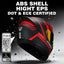 Casco integral motocicleta unisex aprobado DOT WS-609