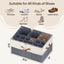 Organiz. zapatos 2 cajas con divisores tapa transparente