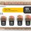 Set 65 Pzas Conectores Palanca 2-5 Terminales Cables Sólidos