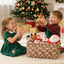 Cestas Navidad vacías con asas contenedor regalo plegable