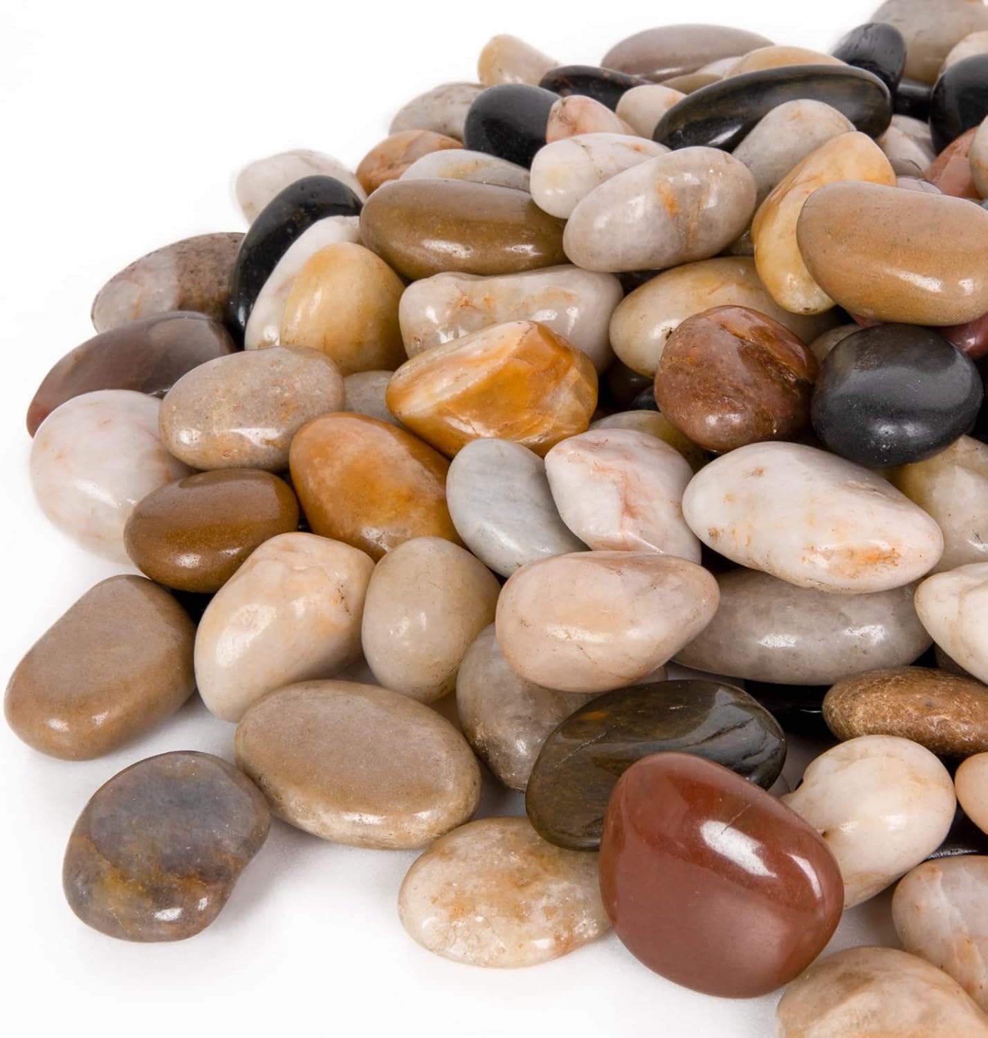 Rocas de río pulidas decorativas 1-1 3/4"