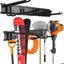 Organiz. garaje 32/48pulg soporte pared ganchos metal 420lb