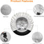 4 fundas neumáticos plateadas impermeables 24-27"