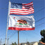 Bandera California 5x8ft doble cara alta resistencia