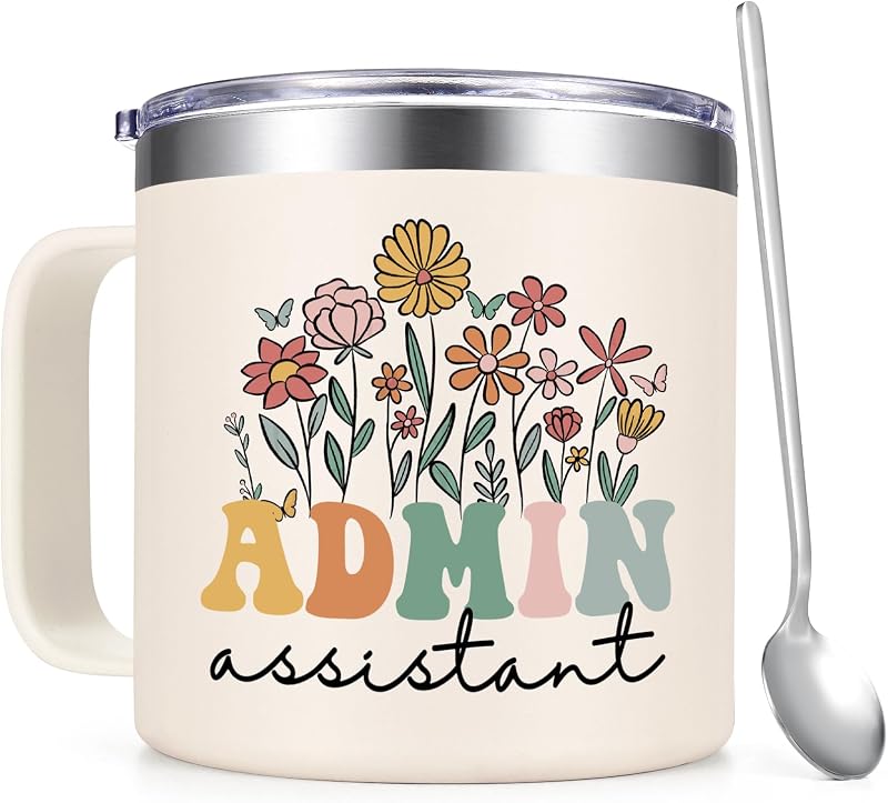 Taza café aislada acero inox 14oz para asistente