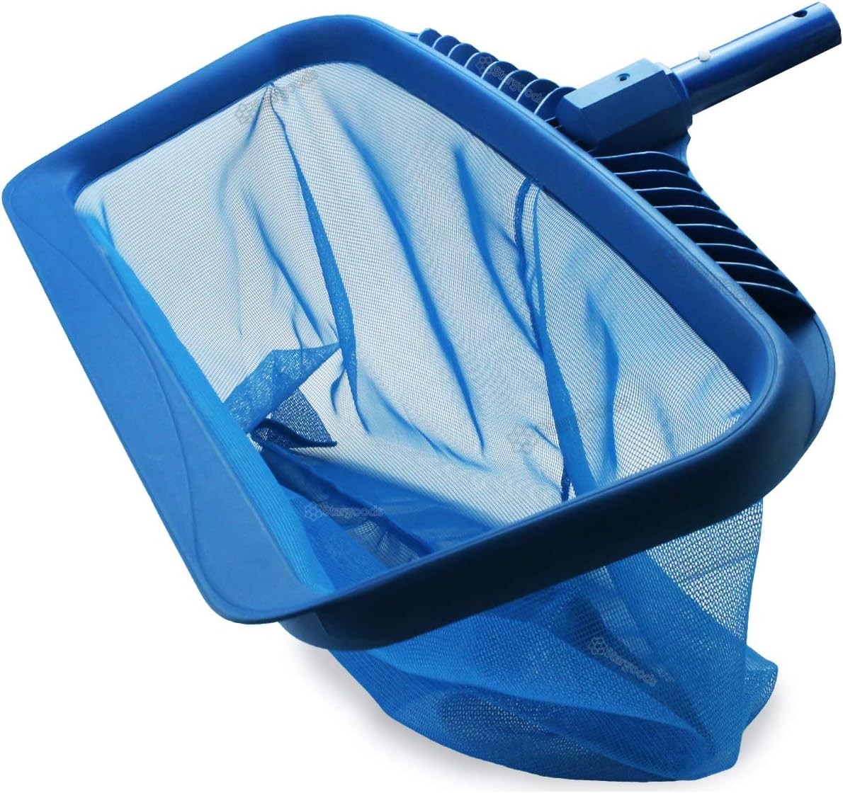 Limpiador alberca red con bolsa para hojas azul