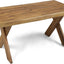 Mesa centro madera acacia exterior acabado teca
