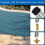 Herramienta cubierta piscina 31-1/2" extra larga