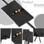 80 Pzas Bolsas Microfibra para Joyería 8x8cm con Laços