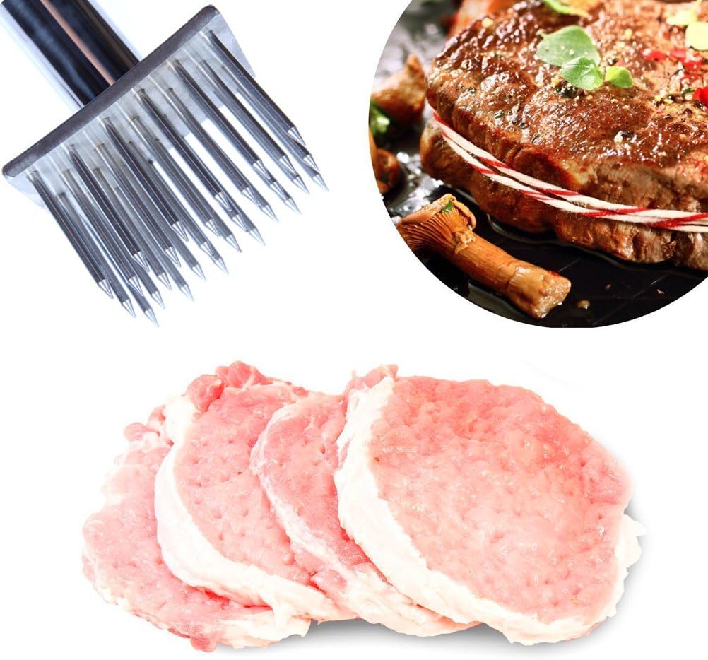 Herramienta ablandadora carne 28 cuchillas acero inox