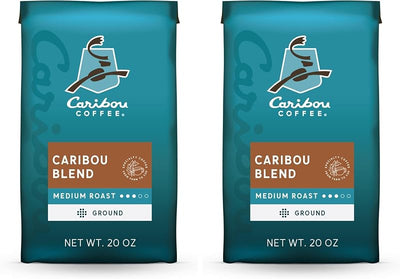 Café Caribou tueste medio molido bolsa 20oz pack 2