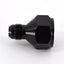 Reductor aluminio negro 8an hembra a 6an macho combustible