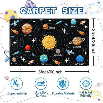 Alfombra set niños 3x5ft dormitorio sala guardería