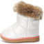 Botas invierno niña impermeable cuero PU antiderrap