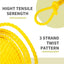 Cuerda trenzada amarilla 1/2" x200pies resistente