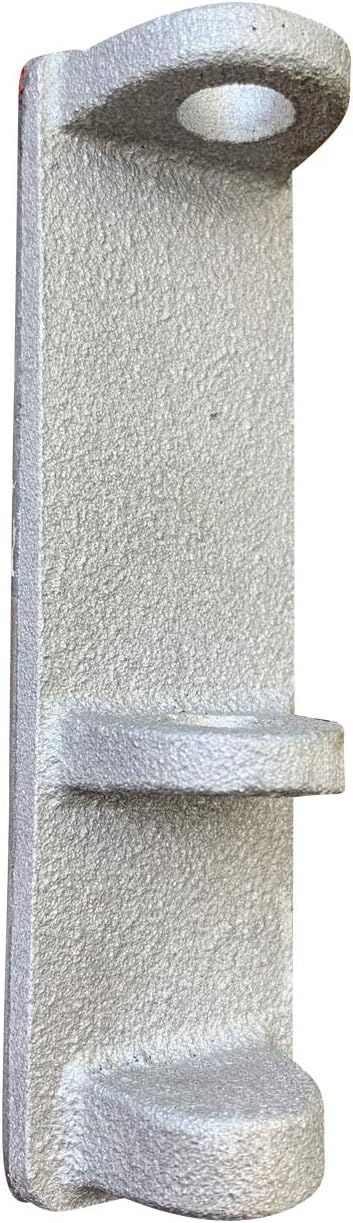 Soporte adhesivo aluminio para lápidas plateado