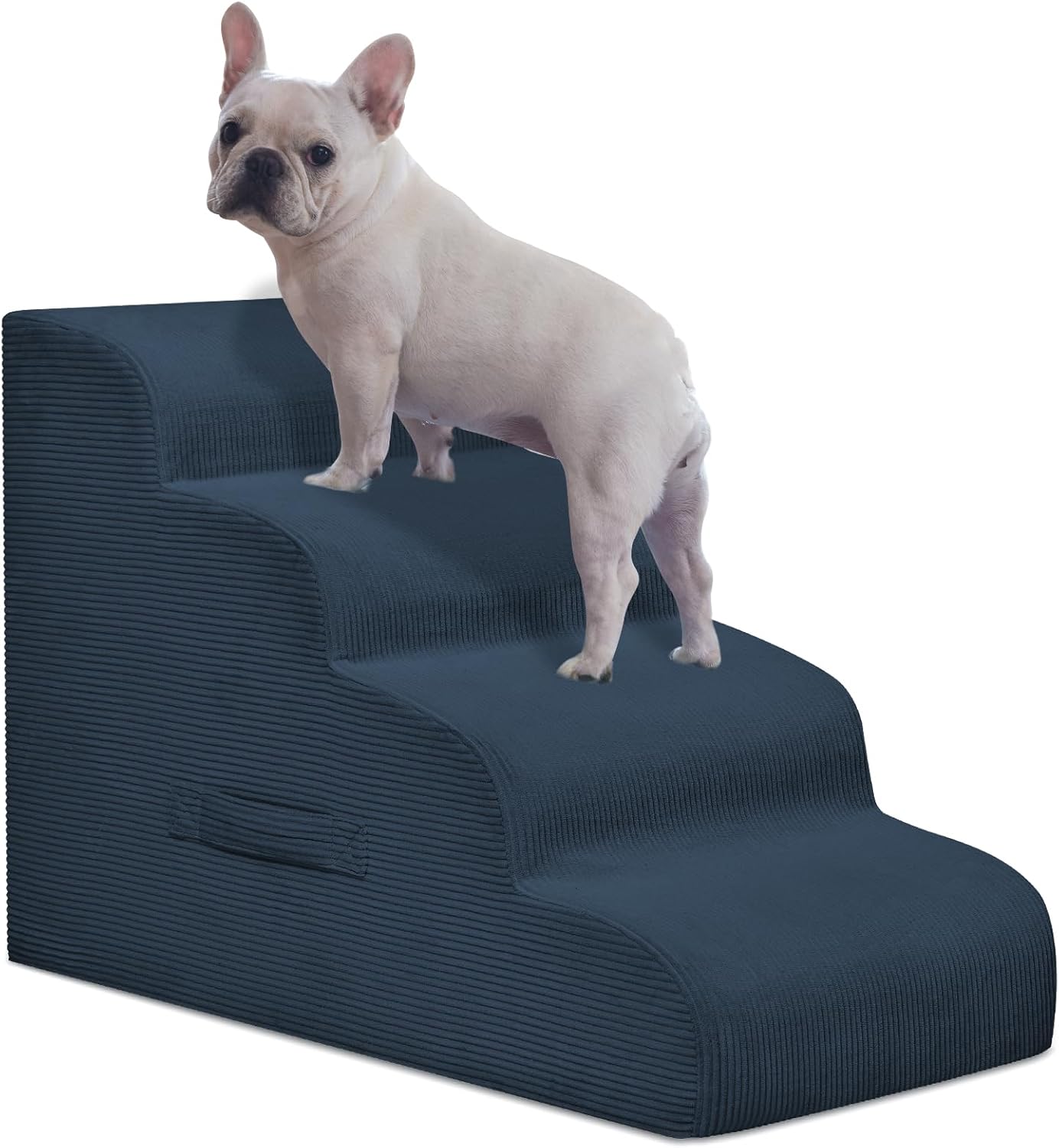 Escaleras para perros 4 escalones antideslizantes azul
