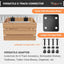 10 Conectores E-Track Acero Atornillable para Camiones