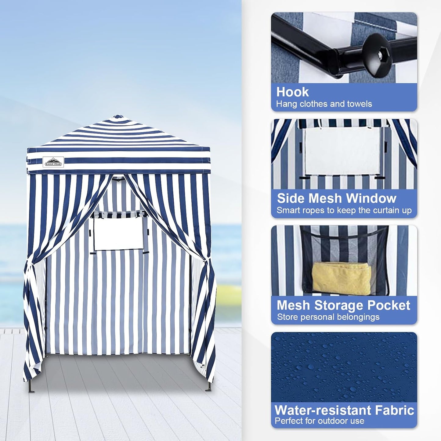 Toldo plegable 1.5x1.5m para piscina camping sesiones fotos