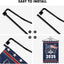 Soporte bandera hierro forjado resistente óxido patio