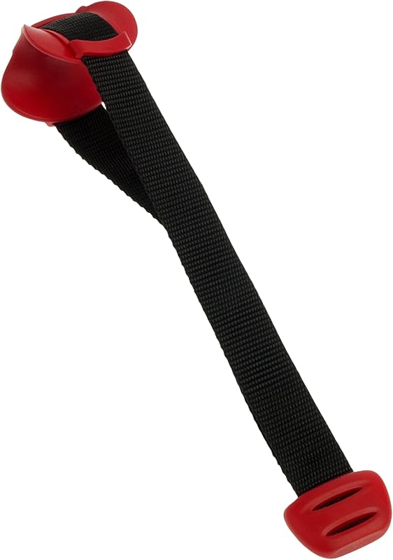 Anclaje puerta resistente negro rojo