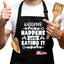 Delantal Ajustable Negro para Cocinar con Bolsillos