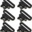 6 Pzas Clips Eslinga Rifle 1/1.25" Montaje Honda Doble Punto