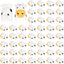 48 Mini Vacas Resina Figuras Manualidades Decoración Jardín