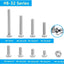 Kit tornillos acero inox 304 cabeza botón