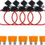 5 Pzas Portafusibles Impermeables 16 AWG para Vehículos