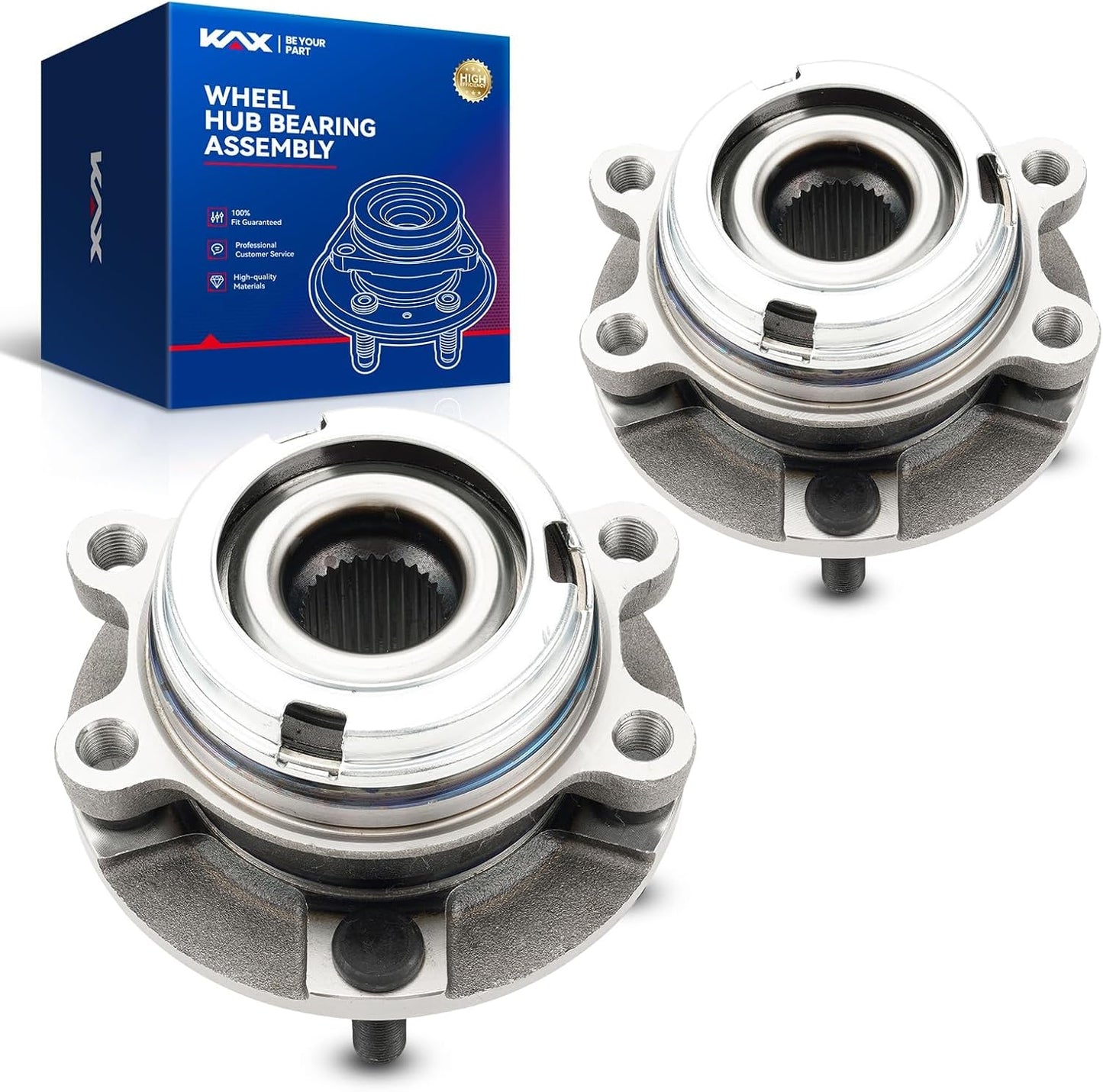 Conjunto cubo rodamiento rueda Nissan Altima 07-12 2 Uds