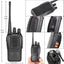 Walkie Talkies 16 Canales Recargable Alcance Largo Pack 3