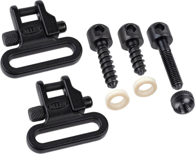 Set giratorio perno para eslingas 1" negro