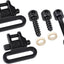 Set giratorio perno para eslingas 1" negro