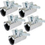 Abrazadera tubería acero inox 1/2 IPS set 5