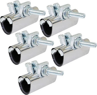 Abrazadera tubería acero inox 1/2 IPS set 5