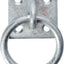 Anclaje seguridad anillo placa acero galvanizado 2pulg 5/16