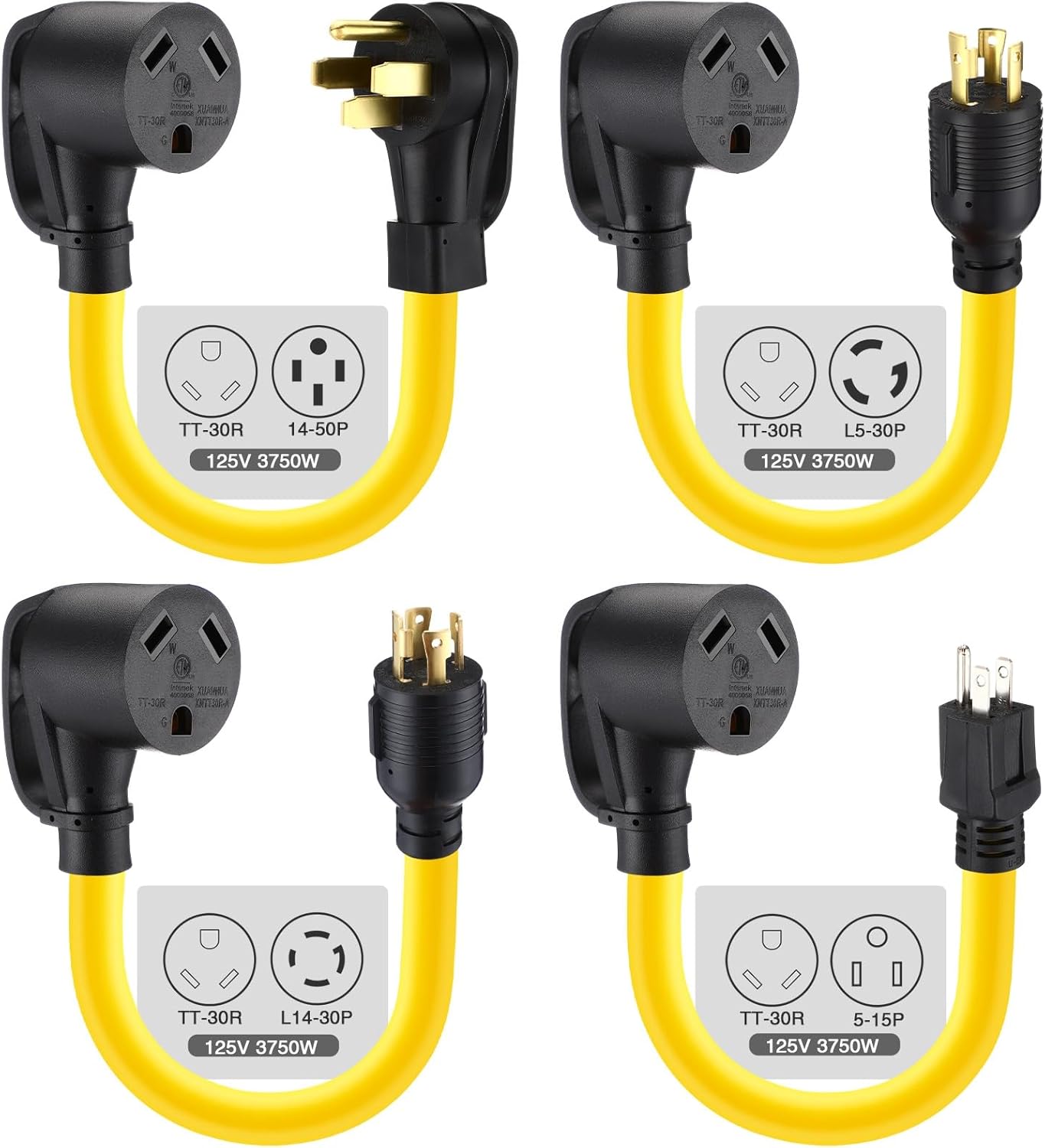 Kit adaptador generador 4 pzas 14-50p para TT-30R caravana