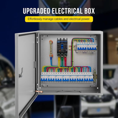 Caja eléctrica NEMA 4X acero IP66 impermeable con cerradura