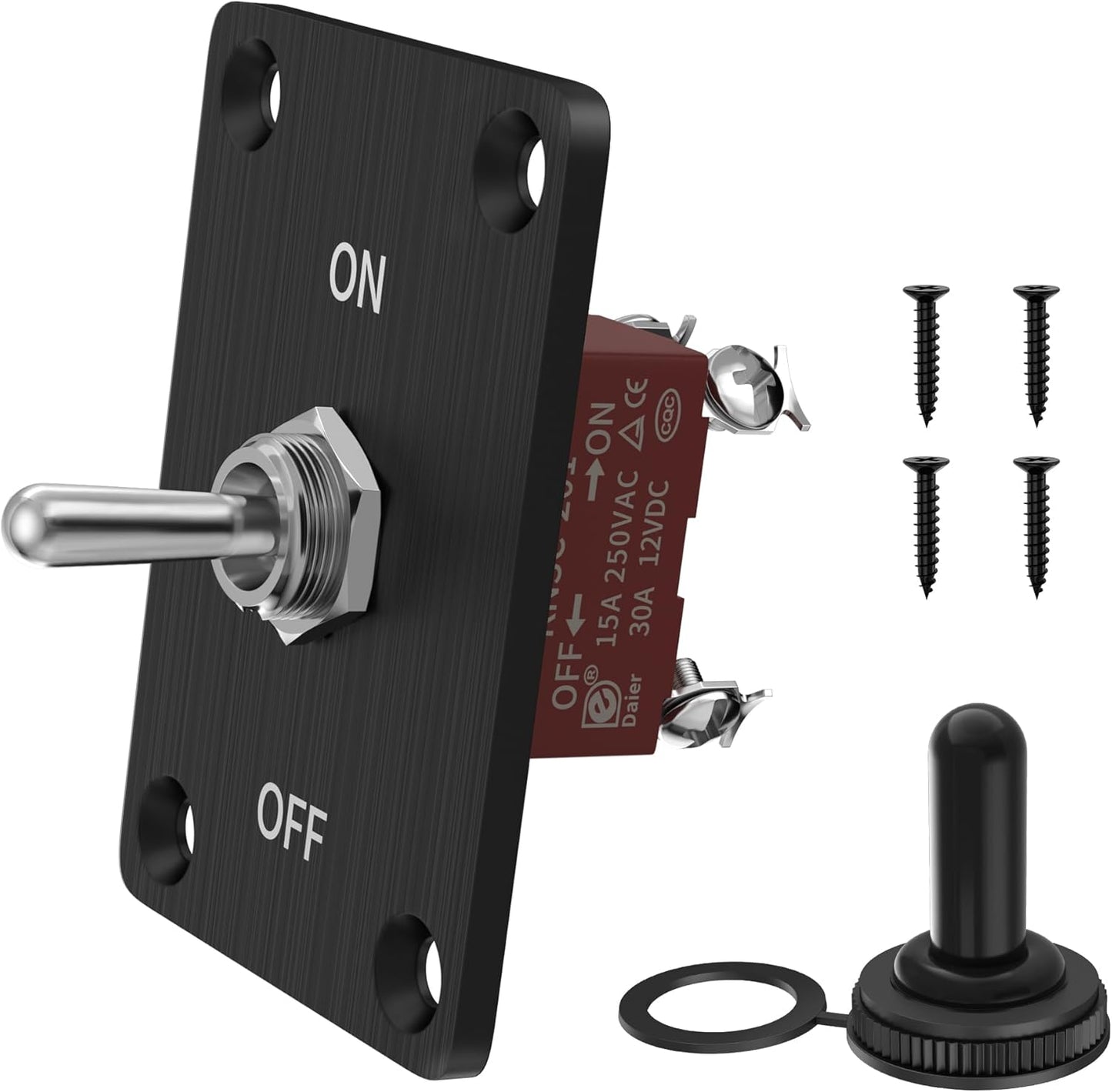 Interruptor palanca impermeable 30A para barco coche