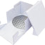 Tarjeta redonda pastel 12" color blanco
