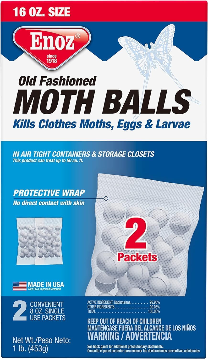 Bolas polilla antiguas 1lb color blanco
