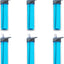 Set 6 Botellas Deportivas con Pajilla 19oz Azul