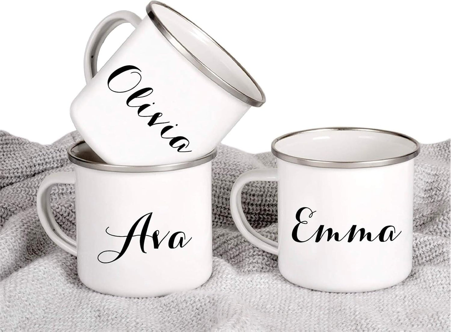 Taza acero inox regalo set 2 bodas cumpleaños